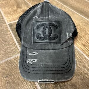 C.C Black Mesh Cap
